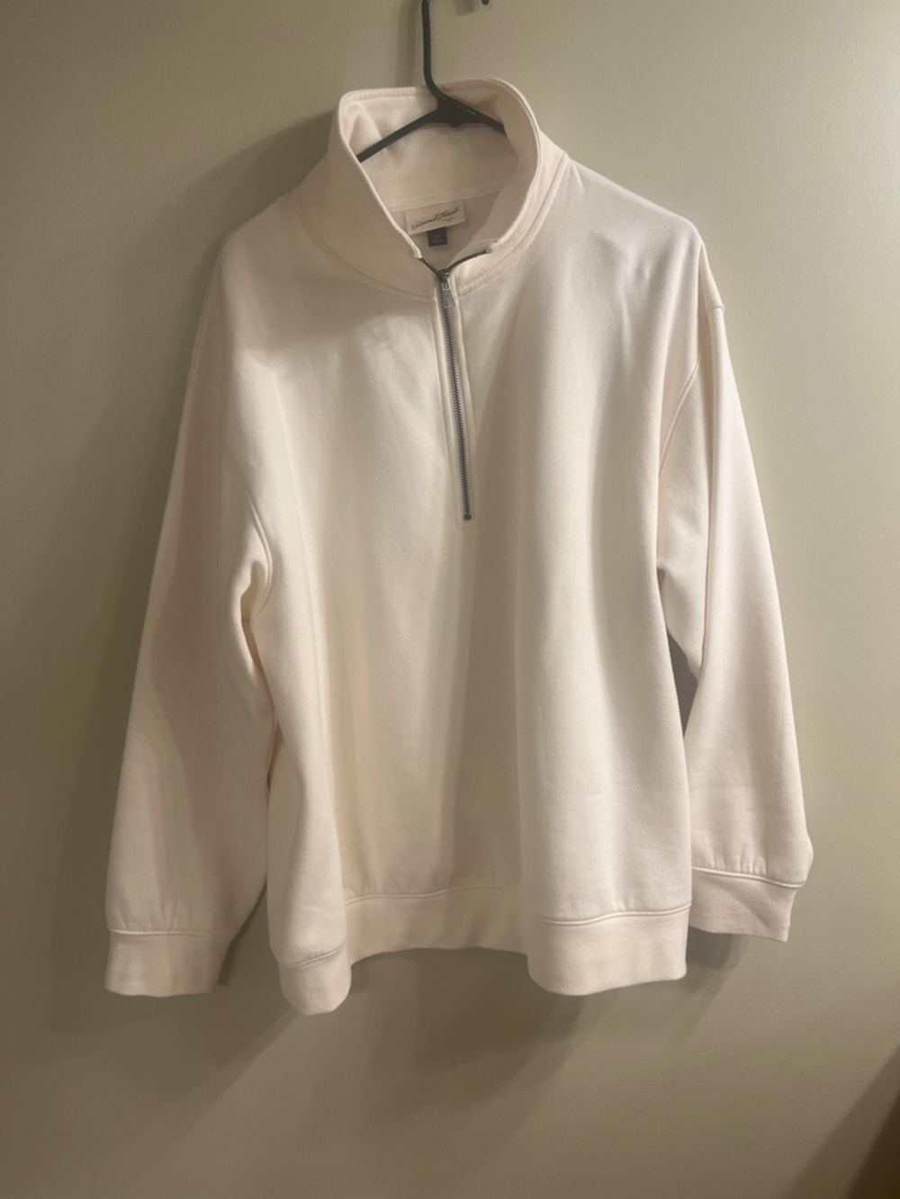 Universal Thread Cream Full-Zip Sweatshirt